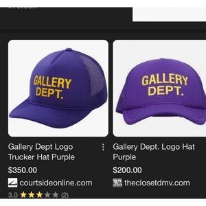 Men’s authentic gallery dept hat$150